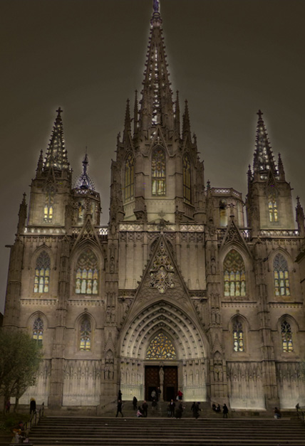 Iluminación de fachadas