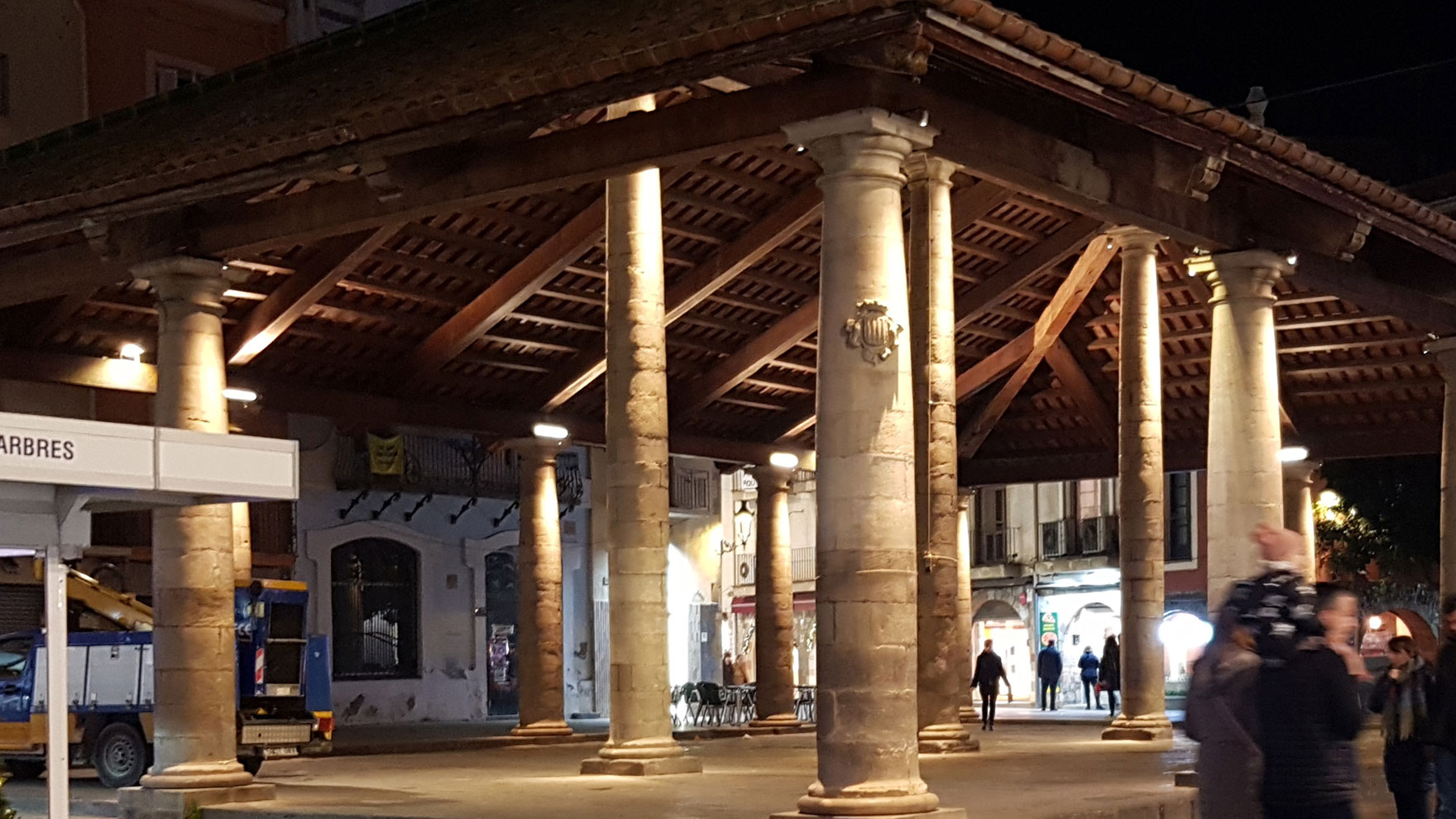 Porxada de Granollers - Estudio de luces 02