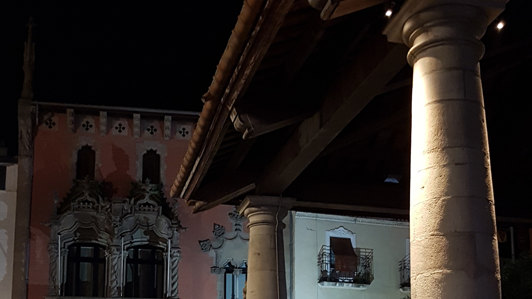 Porxada de Granollers - Estudi de llums 01